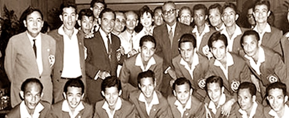 Sele��o nacional de futebol maculino do Vietn� do Sul em 1959 - Foto: Vietnamese Archive