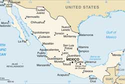 Mapa do M�xico