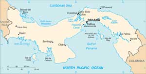 Mapa do Panam�