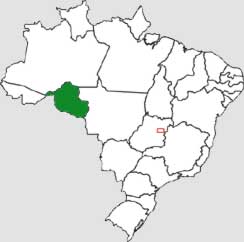 Mapa de Rond�nia