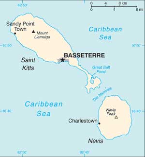 Mapa de S�o Crist�v�o e Neves