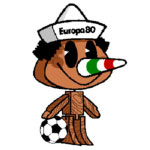 Pinocchio - Mascote do Euro 1980 na Itália