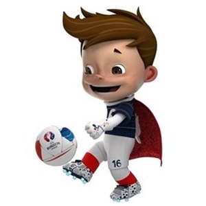 Super Victor - Mascote da Eurocopa de 2016 na França