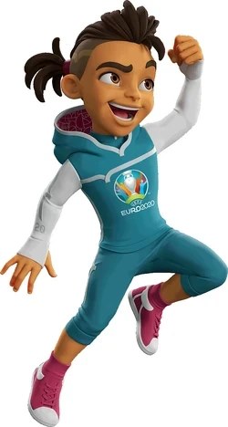 Skillzy - Mascote da Eurocopa de 2020 disputada em 11 países da Europa