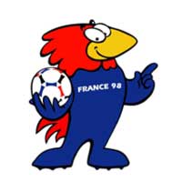 Mascote da Copa de 1998 na França - Footix