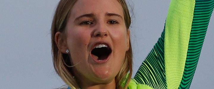 As velejadoras brasileiras Kahena Kunze e Kahena Kunze conquistaram a medalha de ouro na classe 49er FX feminino nos Jogos Ol�mpicos do Rio de Janeiro de 2016 - Foto: Ag�ncia Brasil Fotografias