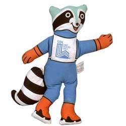 Mascote dos Jogos Ol�mpicos de Inverno - Roni - Lake Placid