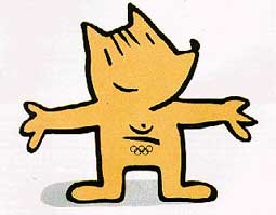 Mascote dos Jogos Ol�mpicos de Ver�o - Barcelona 1992 - C�o Cobi