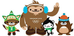 Mascote dos Jogos Ol�mpicos de Inverno - Sumi, Quatchi e Miga - Vancouver, Canad� 2010