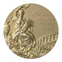 Medalhas dos Jogos Ol�mpicos de Ver�o - Moscou 1980
