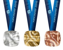 Verso das medalhas dos Jogos Paraol�mpicos de Inverno de 2010