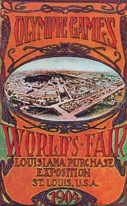 Pôster dos Jogos Olímpicos de Verão - Saint Louis 1904