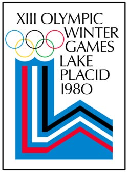 Pôster dos Jogos Olímpicos de Inverno - Lake Placid 1980