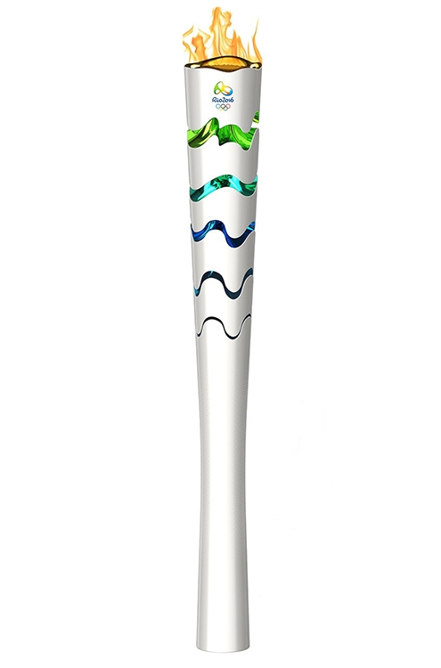 Imagem da Tocha Olímpica dos Jogos Olímpicos do Rio de Janeiro 2016