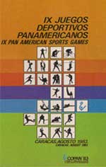 P�ster dos Jogos Pan-Americanos de Caracas - 1983
