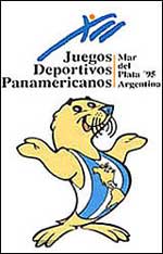 P�ster dos Jogos Pan-Americanos de Mar del Plata - 1995