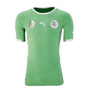 Uniforme 2 da Sele��o da Arg�lia para a Copa do Mundo de 2014