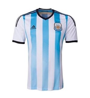 Uniforme 1 da Sele��o da Argentina para a Copa do Mundo de 2014