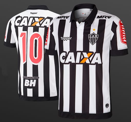 Uniforme 1 do Atl�tico Mineiro na Copa Libertadores da Am�rica 2017