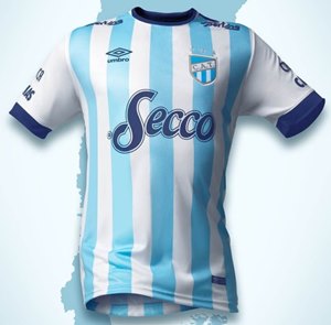 Uniforme 1 do Atl�tico Tucum�n na Copa Libertadores da Am�rica 2017