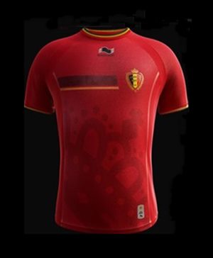 Uniforme 1 da Sele��o da B�lgica para a Copa do Mundo de 2014