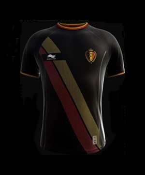 Uniforme 2 da Sele��o da B�lgica para a Copa do Mundo de 2014
