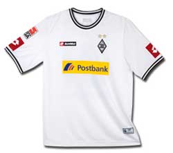 Uniforme 1 do Borussia M�nchengladbach - Temporada 2011/2012