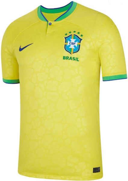 Uniforme 1 da Seleção Brasileira para a Copa do Mundo de 2022
