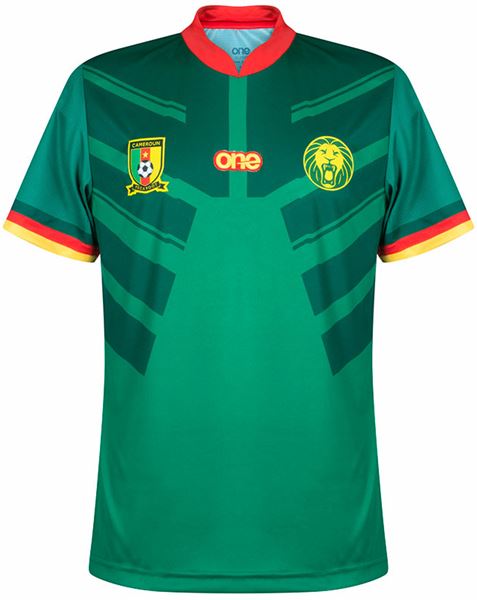 Uniforme 1 da Seleção de Camarões para a Copa do Mundo de 2022