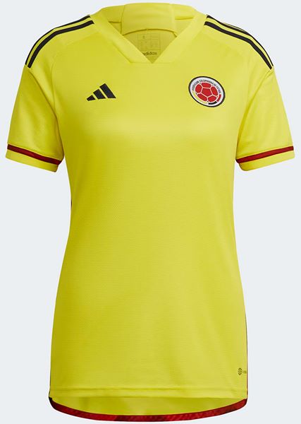 Uniforme 1 da Sele��o da Col�mbia para a Copa do Mundo Feminina de 2023