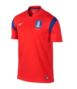 Uniforme 1 da Sele��o da Coreia do Sul para a Copa do Mundo de 2014