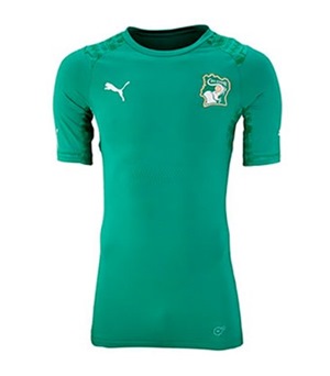 Uniforme 2 da Sele��o da Costa do Marfim para a Copa do Mundo de 2014