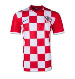 Uniforme 1 da Sele��o da Cro�cia para a Copa do Mundo de 2014