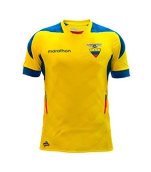 Uniforme 1 da Sele��o do Equador para a Copa do Mundo de 2014