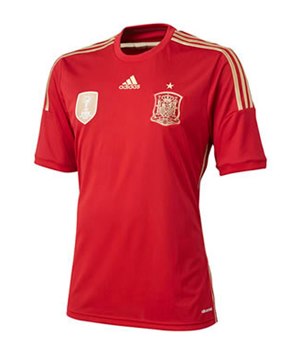 Uniforme 1 da Sele��o da Espanha para a Copa do Mundo de 2014