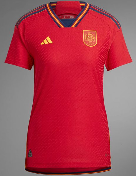 Uniforme 1 da Sele��o da Espanha para a Copa do Mundo Feminina de 2023