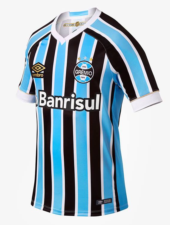 Uniforme 1 do Gr�mio na Copa Libertadores da Am�rica 2018