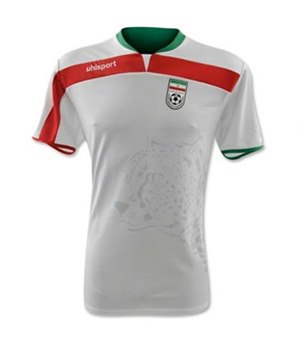 Uniforme 1 da Sele��o do Ir� para a Copa do Mundo de 2014