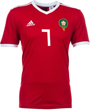 Uniforme 1 da Sele��o de Marrocos para a Copa do Mundo de 2018
