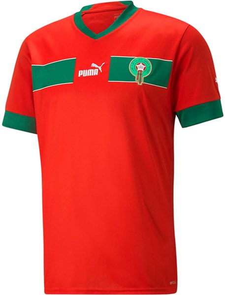 Uniforme 1 da Seleção de Marrocos para a Copa do Mundo de 2022