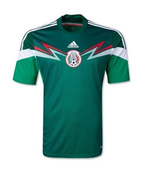 Uniforme 1 da Sele��o do M�xico para a Copa do Mundo de 2014
