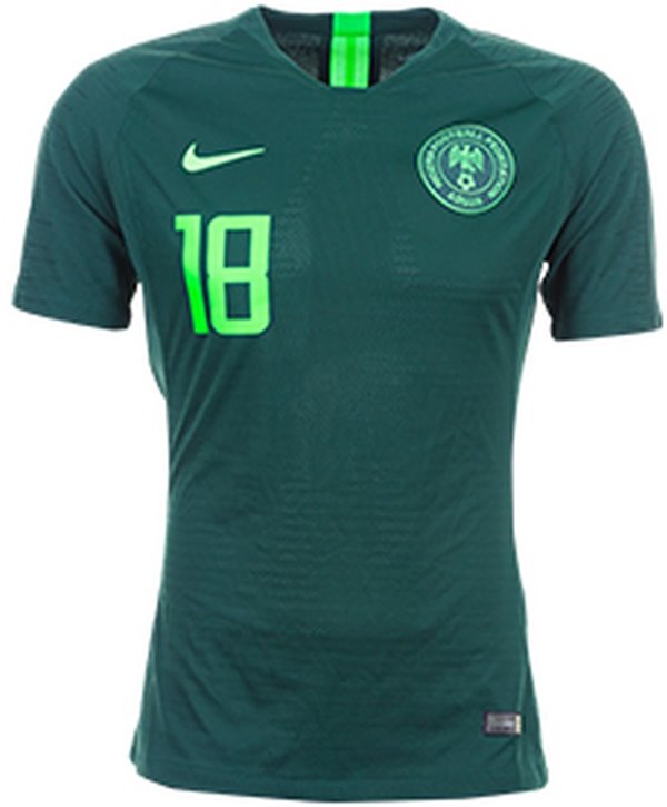 Uniforme 2 da Seleção da Nigéria para a Copa do Mundo de 2018
