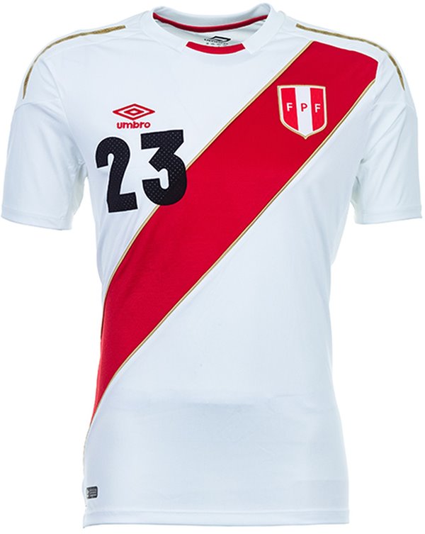 Uniforme 1 da Seleção do Peru para a Copa do Mundo de 2018