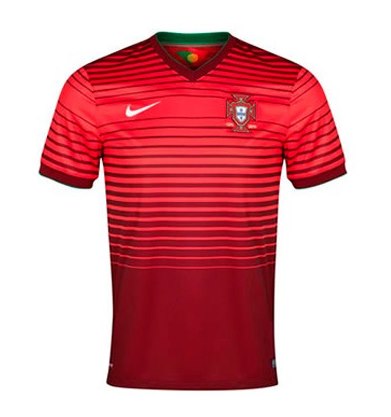Uniforme 1 da Seleção de Portugal para a Copa do Mundo de 2014