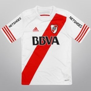 Uniforme 1 do River Plate na Copa Libertadores da Am�rica 2015