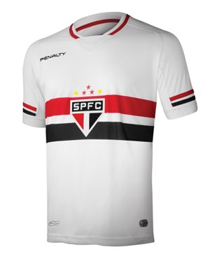 Uniforme 1 do S�o Paulo na Copa Libertadores da Am�rica 2015