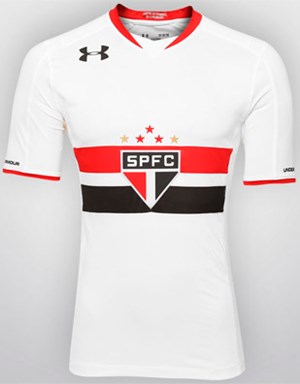 Uniforme 1 do S�o Paulo na Copa Libertadores da Am�rica 2015