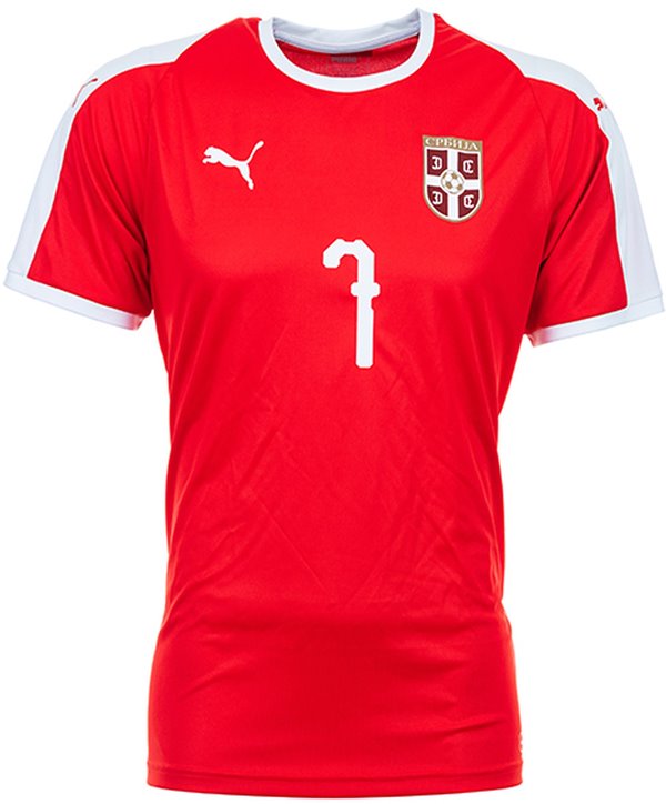 Uniforme 1 da Seleção da Sérvia para a Copa do Mundo de 2018