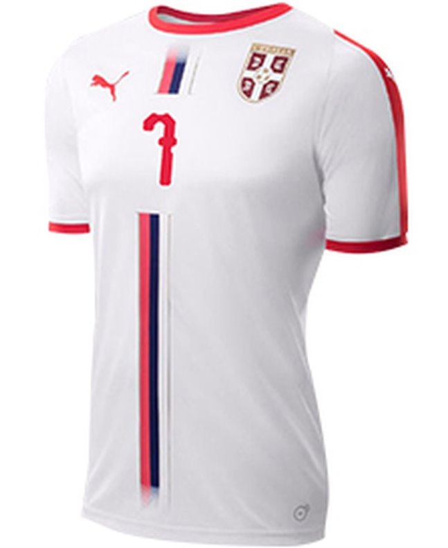 Uniforme 2 da Seleção da Sérvia para a Copa do Mundo de 2018