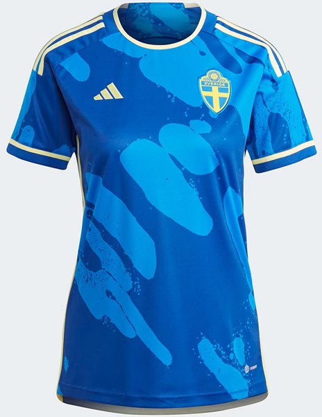 Uniforme 2 da Sele��o da Su�cia para a Copa do Mundo Feminina de 2023